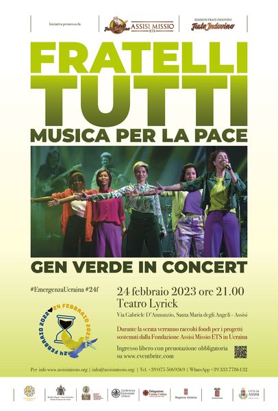 News - Fratelli tutti - Musica per la pace - Assisi OFM